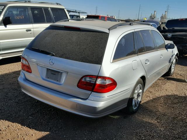 WDBUH65J74A407827 - 2004 MERCEDES-BENZ E 320 SILVER photo 4