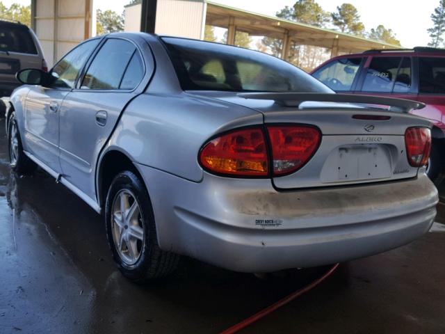 1G3NL52E24C149257 - 2004 OLDSMOBILE ALERO GL SILVER photo 3