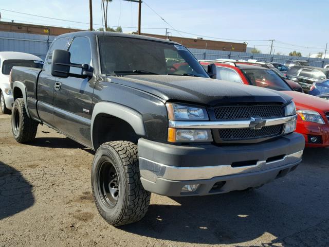 1GCHK291X3E167378 - 2003 CHEVROLET SILVERADO BLACK photo 1