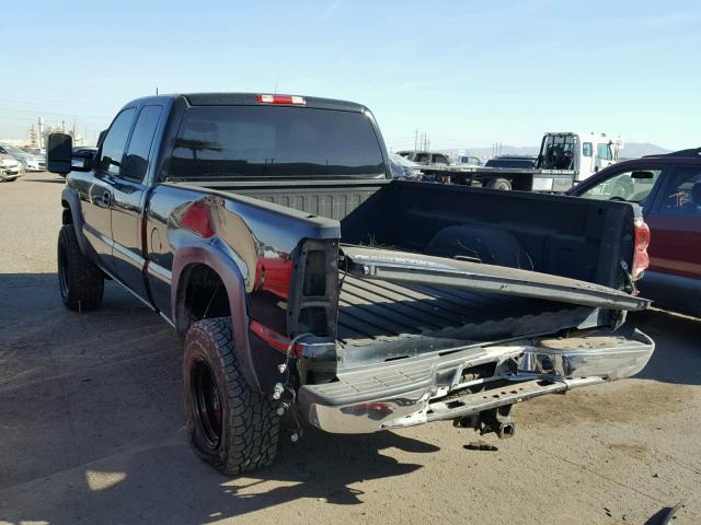 1GCHK291X3E167378 - 2003 CHEVROLET SILVERADO BLACK photo 3