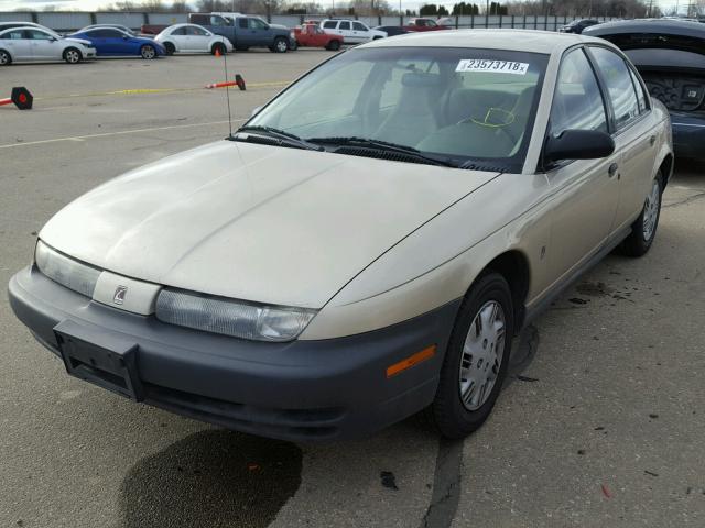 1G8ZH5286VZ164947 - 1997 SATURN SL1 GOLD photo 2