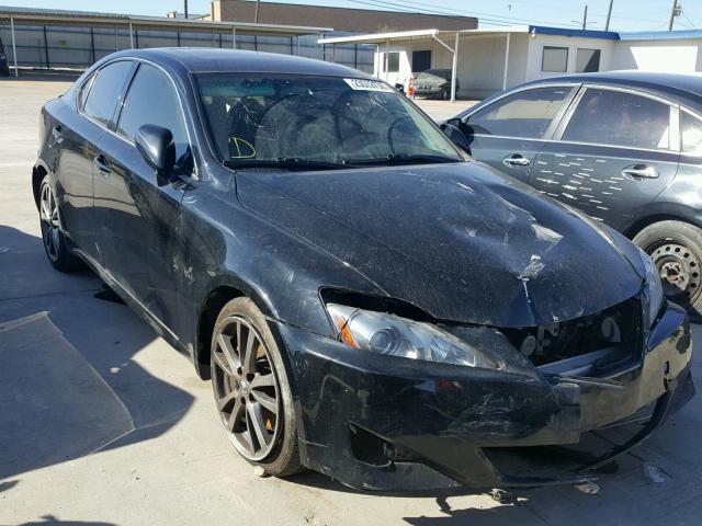 JTHBE262385020545 - 2008 LEXUS IS 350 BLACK photo 1