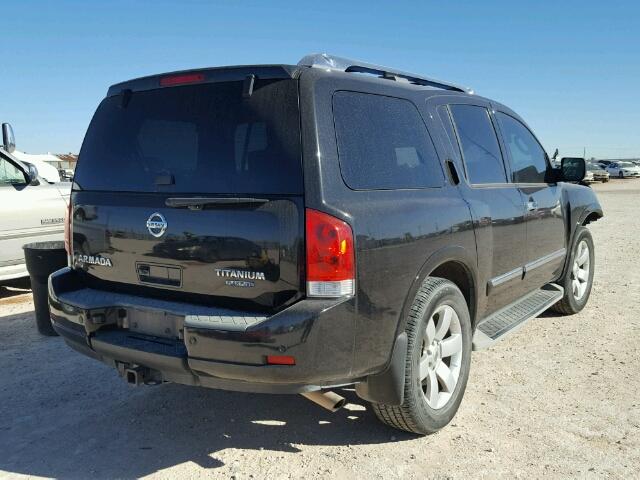 5N1BA0ND1AN618462 - 2010 NISSAN ARMADA SE BLACK photo 4