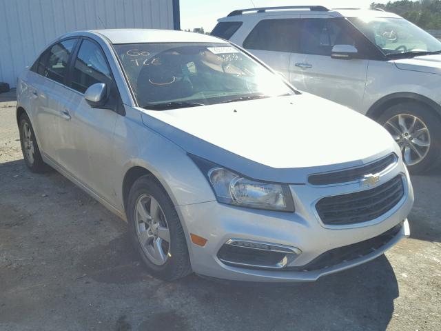 1G1PC5SB8F7168138 - 2015 CHEVROLET CRUZE LT SILVER photo 1