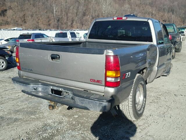 1GTEK19T91Z302547 - 2001 GMC NEW SIERRA TAN photo 4