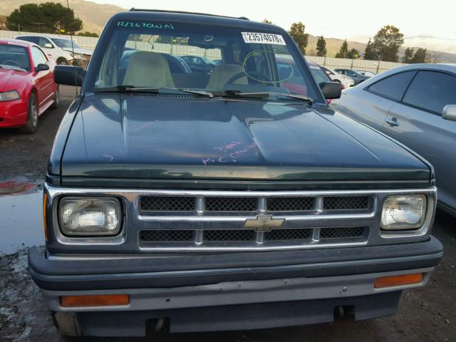 1GNDT13W8R2104548 - 1994 CHEVROLET BLAZER S10 GREEN photo 9