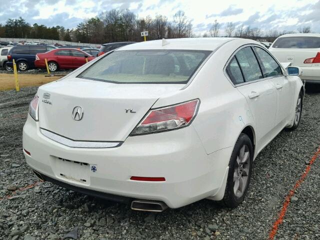 19UUA8F25CA026888 - 2012 ACURA TL WHITE photo 4