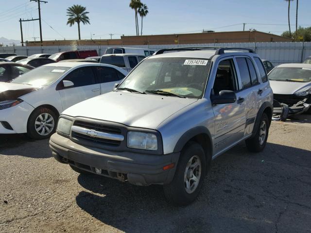 2CNBJ734546908885 - 2004 CHEVROLET TRACKER ZR GRAY photo 2