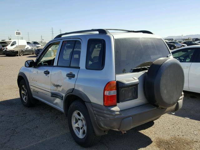 2CNBJ734546908885 - 2004 CHEVROLET TRACKER ZR GRAY photo 3