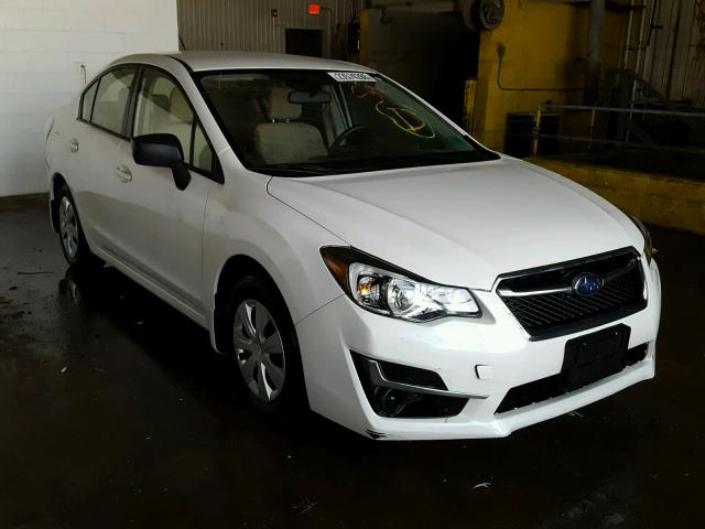 JF1GJAA61GG004845 - 2016 SUBARU IMPREZA WHITE photo 1