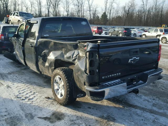 1GCVKREC6GZ366994 - 2016 CHEVROLET SILVERADO BLACK photo 3