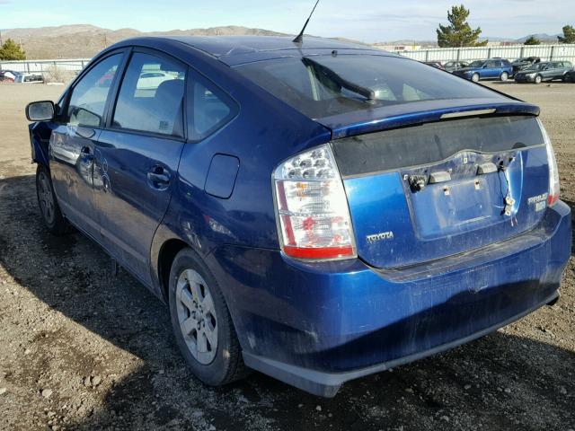 JTDKB20U187694606 - 2008 TOYOTA PRIUS BLUE photo 3