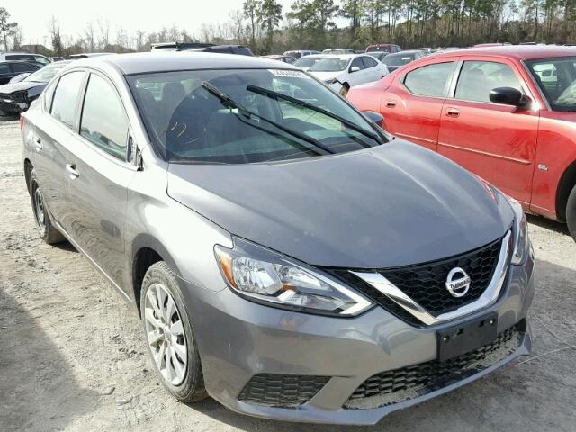 3N1AB7AP0HY269509 - 2017 NISSAN SENTRA S CHARCOAL photo 1