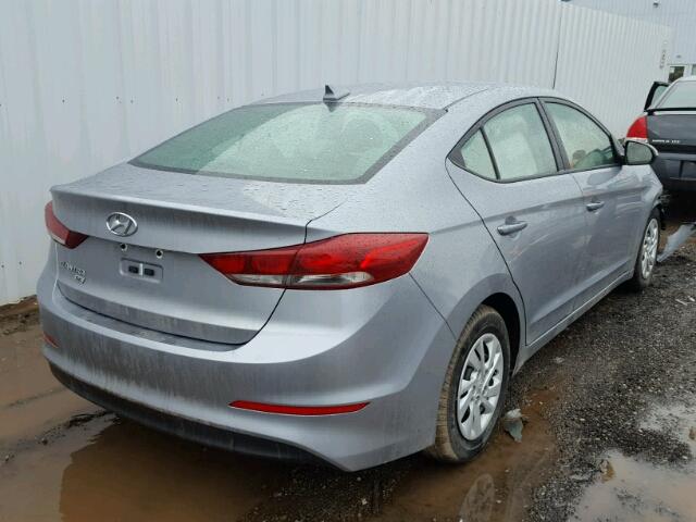 5NPD74LF3HH196079 - 2017 HYUNDAI ELANTRA SE GRAY photo 4