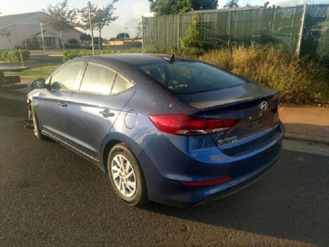 5NPD74LF9HH153561 - 2017 HYUNDAI ELANTRA SE BLUE photo 3