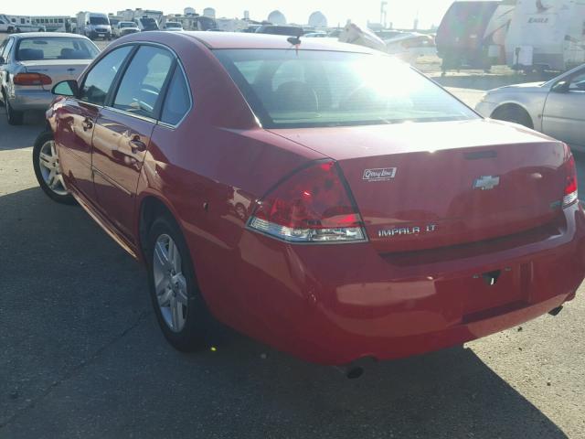 2G1WG5E30D1201647 - 2013 CHEVROLET IMPALA LT RED photo 3