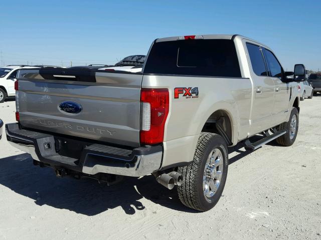 1FT7W2BT8HEC76957 - 2017 FORD F250 SUPER GOLD photo 4