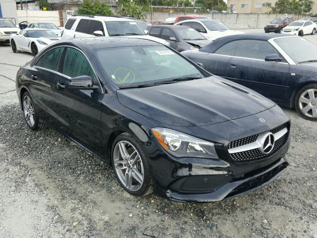 WDDSJ4EB1JN533542 - 2018 MERCEDES-BENZ CLA 250 BLACK photo 1