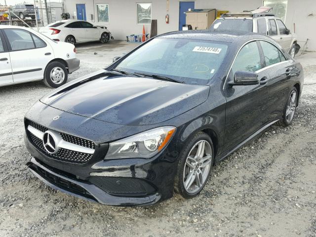 WDDSJ4EB1JN533542 - 2018 MERCEDES-BENZ CLA 250 BLACK photo 2