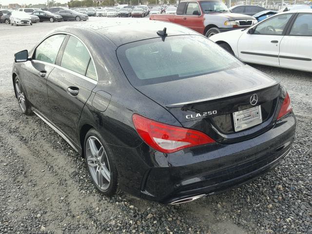 WDDSJ4EB1JN533542 - 2018 MERCEDES-BENZ CLA 250 BLACK photo 3