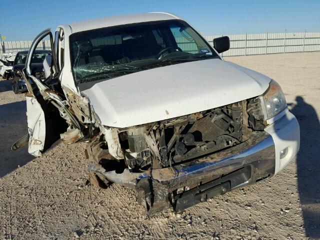 1N6BA0ED0AN314525 - 2010 NISSAN TITAN XE WHITE photo 9