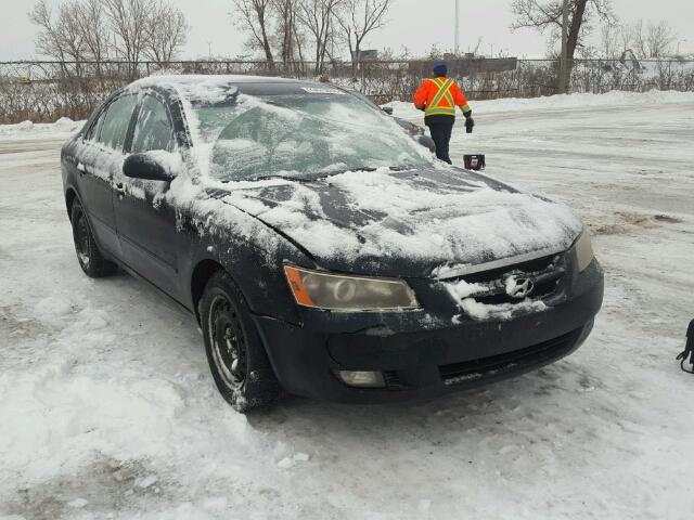 5NPET46C88H313771 - 2008 HYUNDAI SONATA GLS BLUE photo 1