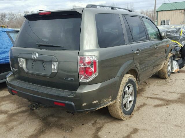 5FNYF18576B026788 - 2006 HONDA PILOT EX GRAY photo 4