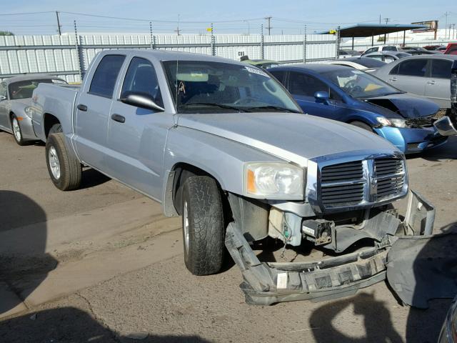 1D7HW48P37S199124 - 2007 DODGE DAKOTA QUA SILVER photo 1