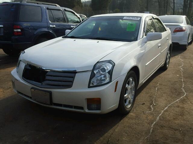 1G6DM577740142604 - 2004 CADILLAC CTS WHITE photo 2