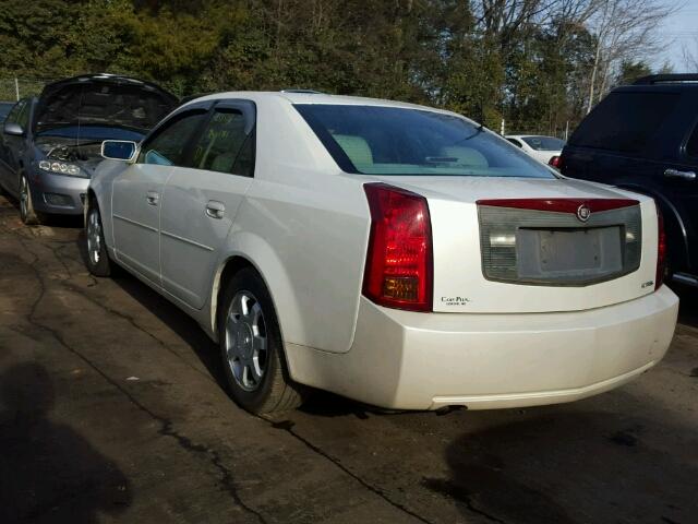 1G6DM577740142604 - 2004 CADILLAC CTS WHITE photo 3