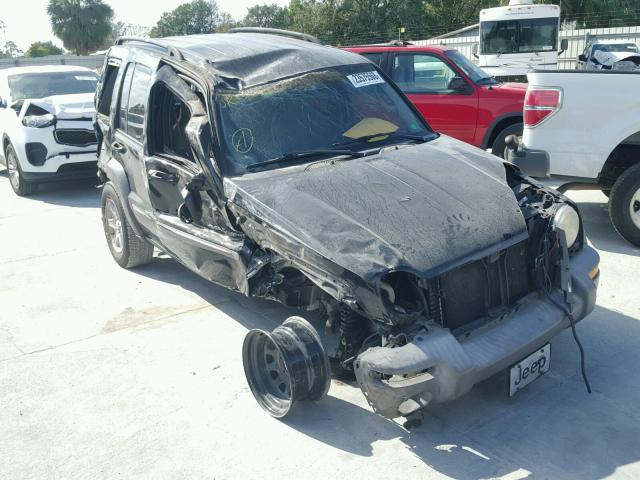 1J4GK48KX2W354799 - 2002 JEEP LIBERTY SP BLACK photo 1