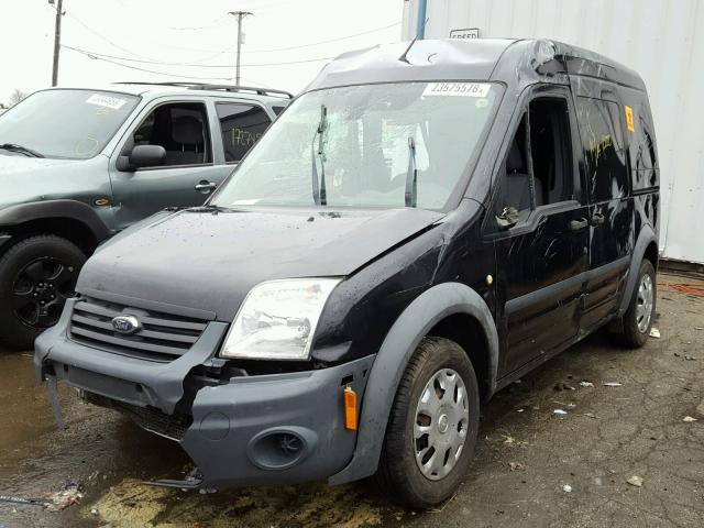 NM0LS7AN0DT154218 - 2013 FORD TRANSIT CO BLACK photo 2