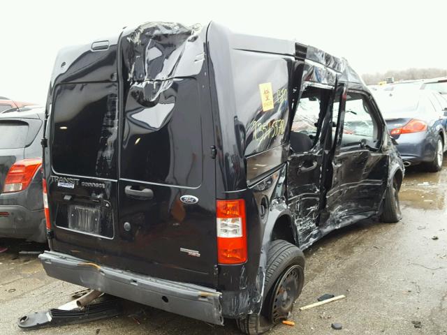 NM0LS7AN0DT154218 - 2013 FORD TRANSIT CO BLACK photo 4