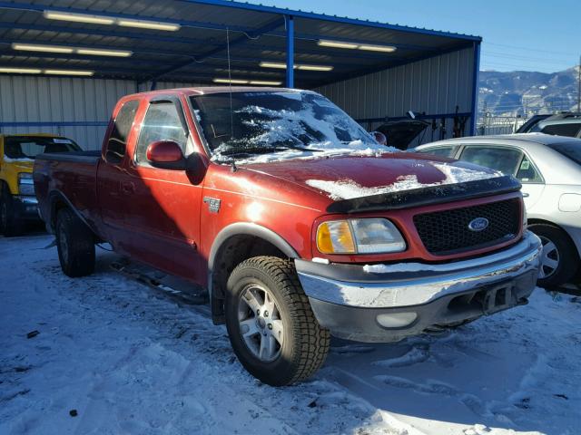 1FTRX18W92NB77122 - 2002 FORD F150 RED photo 1