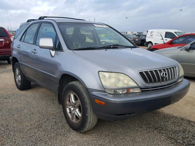 JTJHF10U920292256 - 2002 LEXUS RX 300 SILVER photo 1