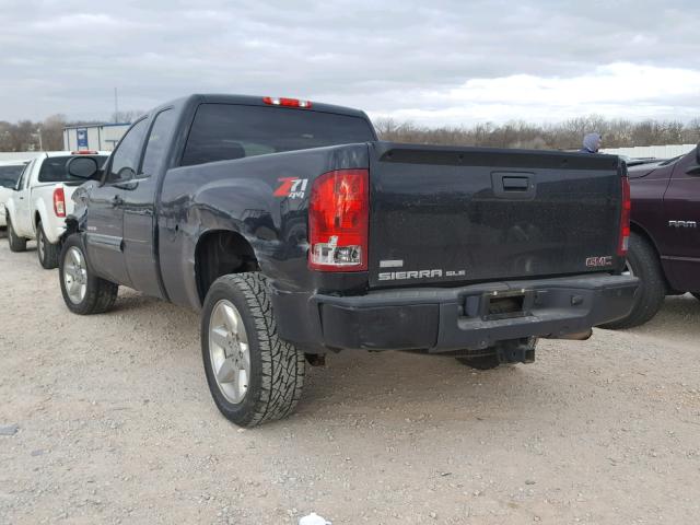 1GTR2VE77CZ136081 - 2012 GMC SIERRA K15 BLACK photo 3