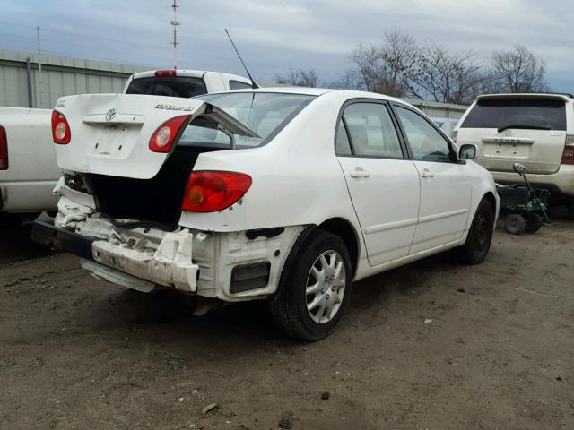 1NXBR32E44Z209163 - 2004 TOYOTA COROLLA CE WHITE photo 4