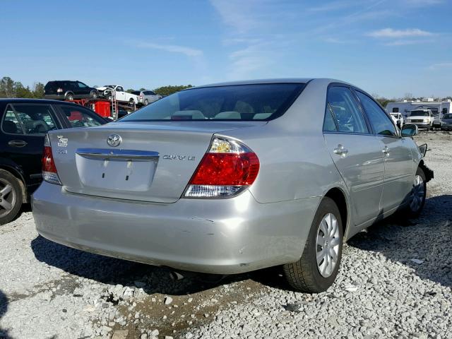 4T1BE32KX6U649912 - 2006 TOYOTA CAMRY LE SILVER photo 4