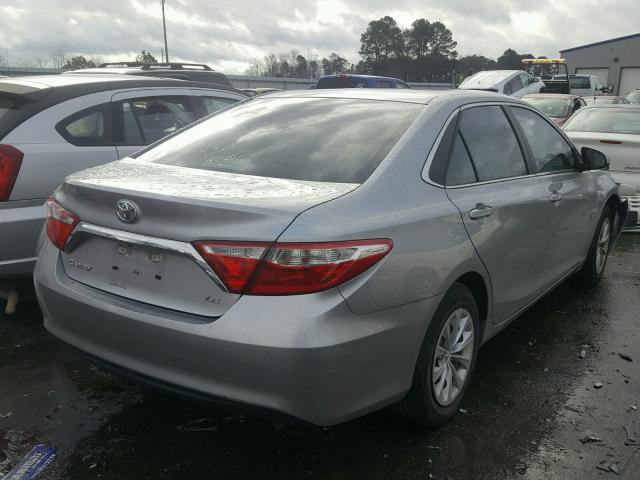 4T1BF1FK8FU061924 - 2015 TOYOTA CAMRY LE SILVER photo 4