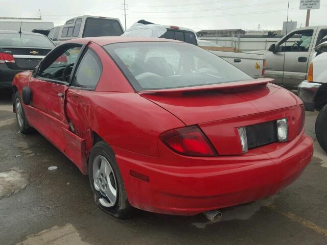 3G2JB12FX5S141751 - 2005 PONTIAC SUNFIRE RED photo 3