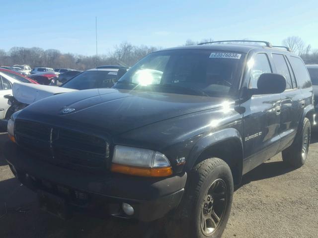 1B4HS28Y0WF111458 - 1998 DODGE DURANGO BLACK photo 2