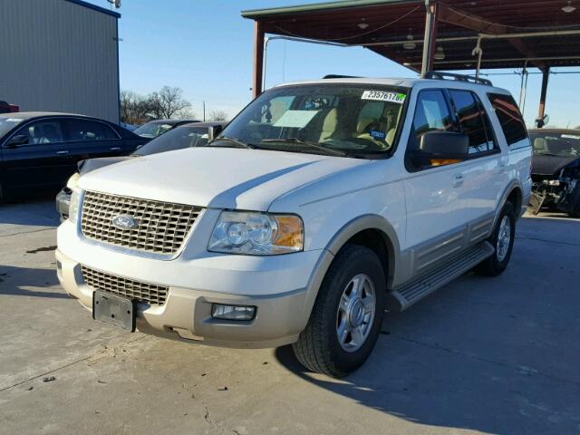 1FMFU17565LA09485 - 2005 FORD EXPEDITION WHITE photo 2