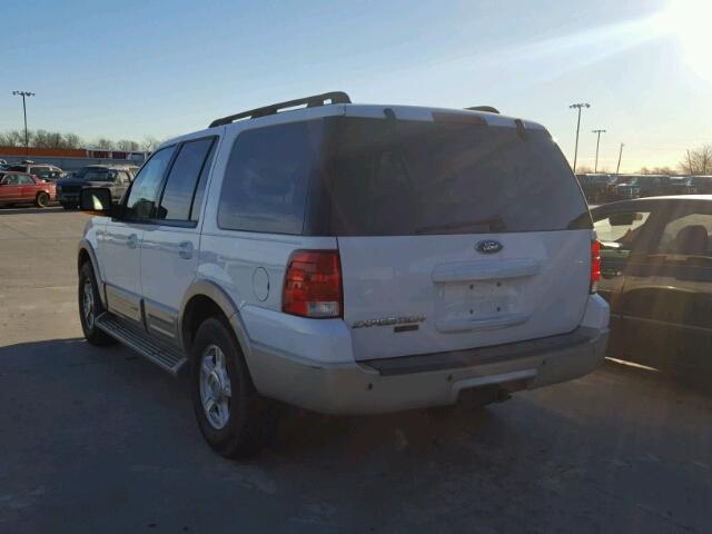 1FMFU17565LA09485 - 2005 FORD EXPEDITION WHITE photo 3