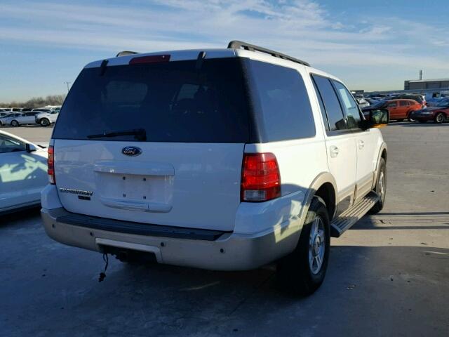 1FMFU17565LA09485 - 2005 FORD EXPEDITION WHITE photo 4