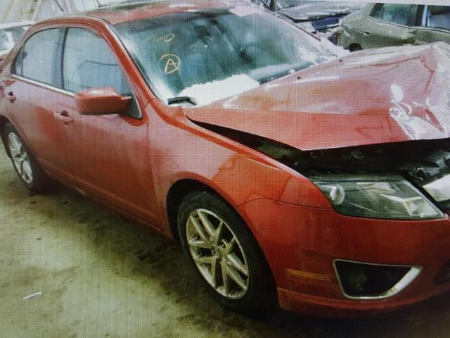 3FAHP0JA9CR156859 - 2012 FORD FUSION SEL RED photo 1