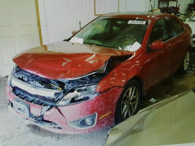 3FAHP0JA9CR156859 - 2012 FORD FUSION SEL RED photo 2