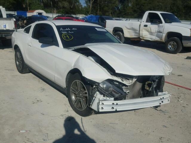 1ZVBP8AN2A5169886 - 2010 FORD MUSTANG WHITE photo 1