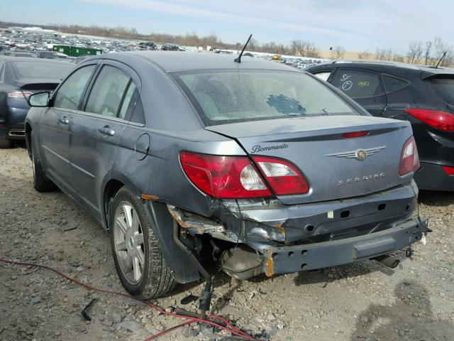 1C3LC56R87N535991 - 2007 CHRYSLER SEBRING TO BLUE photo 3