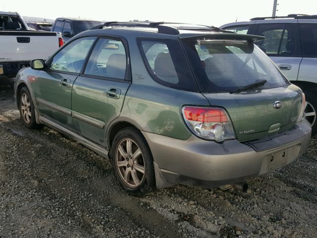 JF1GG68666H819309 - 2006 SUBARU IMPREZA OU GREEN photo 3