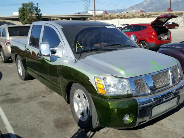 1N6AA07A54N500791 - 2004 NISSAN TITAN XE TWO TONE photo 1